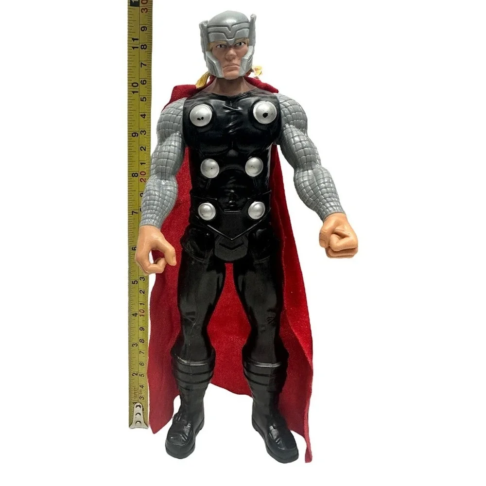 [2x] Marvel The Avengers Mighty Battlers Hammer & Titan Hero Series Thor Figures